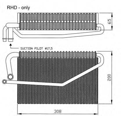 NRF 36118 Испаритель, кондиционер