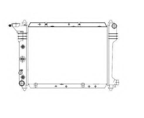 NRF 50303 Радиатор, охлаждение двигателя