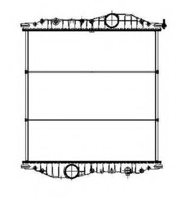 NRF 503465 Радиатор, охлаждение двигателя
