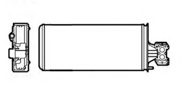 NRF 53625 Теплообменник, отопление салона