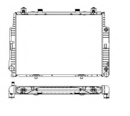 NRF 55320 Радиатор, охлаждение двигателя