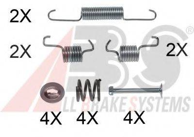 A.B.S. 0011Q Комплектующие, тормозная колодка
