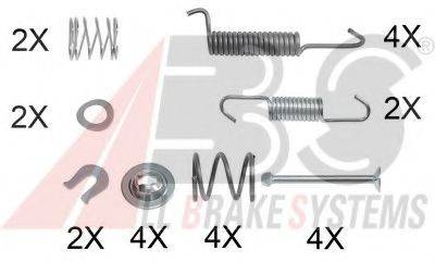 A.B.S. 0016Q Комплектующие, тормозная колодка