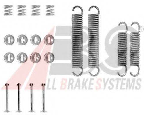 A.B.S. 0601Q Комплектующие, тормозная колодка