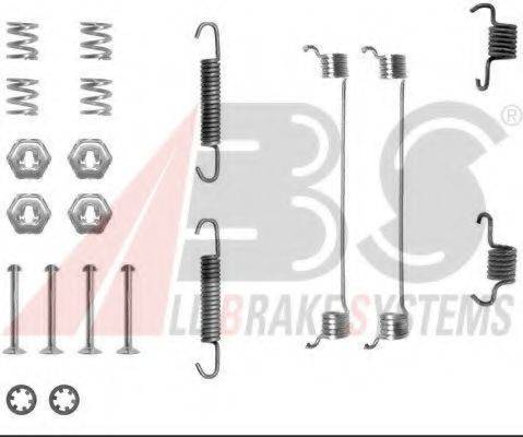 A.B.S. 0651Q Комплектующие, тормозная колодка
