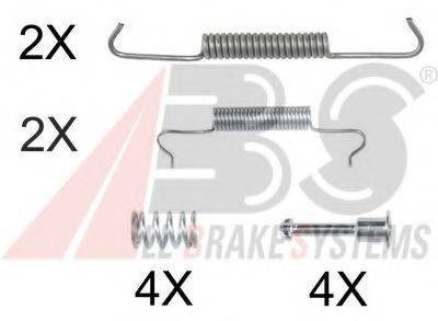 A.B.S. 0887Q Комплектующие, стояночная тормозная система