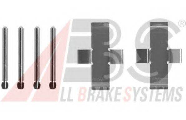 A.B.S. 0904Q Комплектующие, колодки дискового тормоза