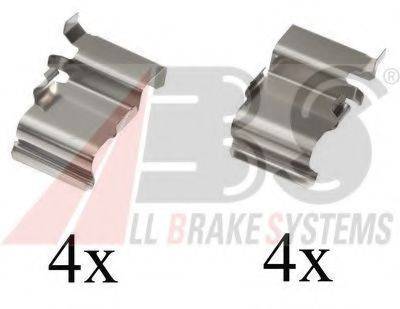 A.B.S. 1033Q Комплектующие, колодки дискового тормоза