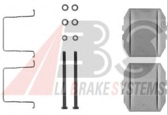 A.B.S. 1053Q Комплектующие, колодки дискового тормоза