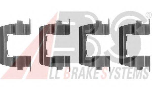 A.B.S. 1074Q Комплектующие, колодки дискового тормоза