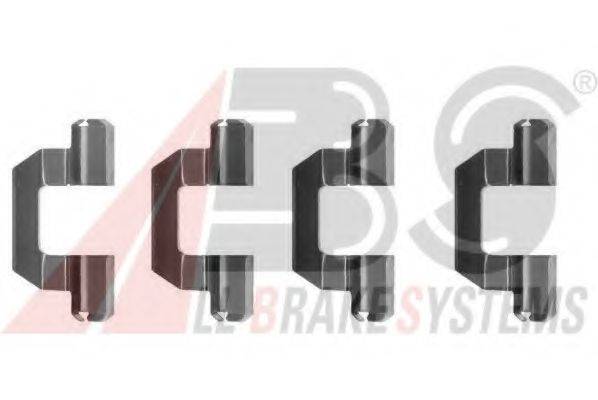 A.B.S. 1077Q Комплектующие, колодки дискового тормоза
