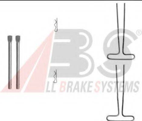 A.B.S. 1120Q Комплектующие, колодки дискового тормоза