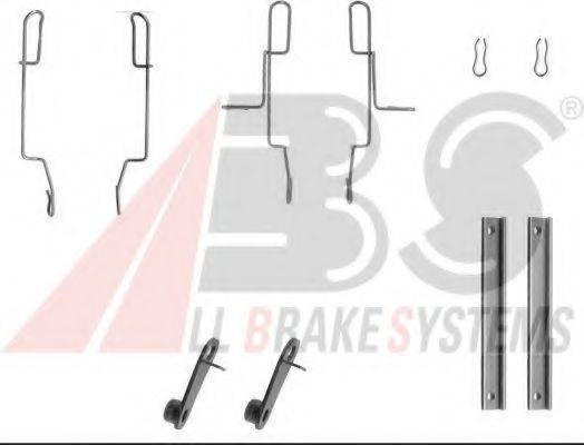 A.B.S. 1147Q Комплектующие, колодки дискового тормоза