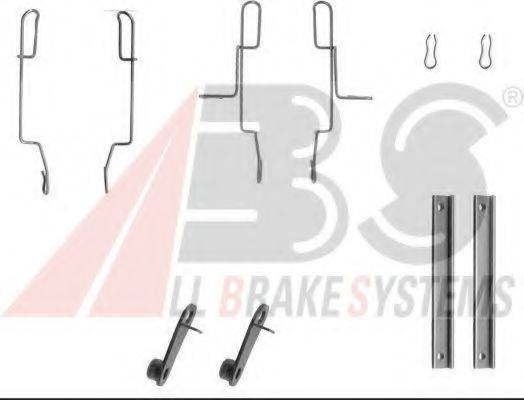 A.B.S. 1147Q Комплектующие, колодки дискового тормоза