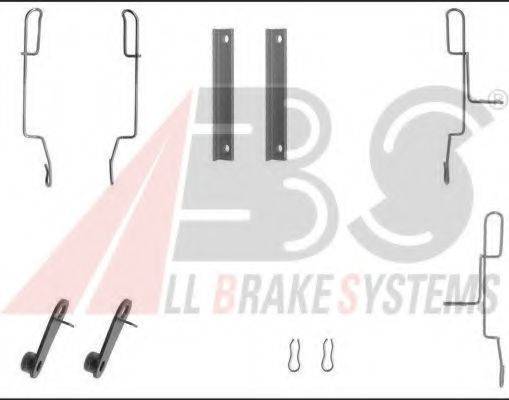 A.B.S. 1188Q Комплектующие, колодки дискового тормоза