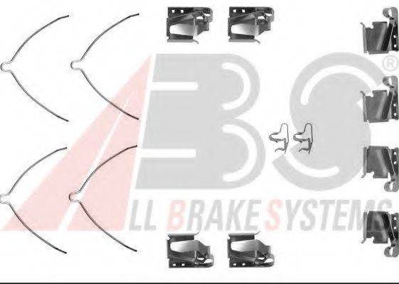 A.B.S. 1268Q Комплектующие, колодки дискового тормоза