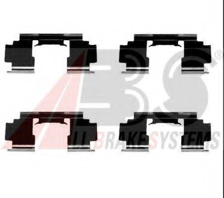 A.B.S. 1276Q Комплектующие, колодки дискового тормоза