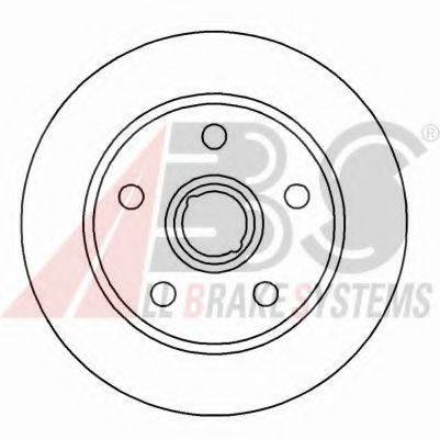 A.B.S. 15826 Тормозной диск