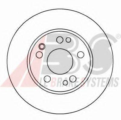 A.B.S. 15877OE Тормозной диск