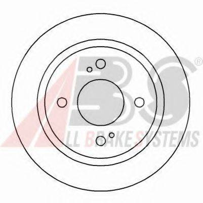 A.B.S. 16008 Тормозной диск