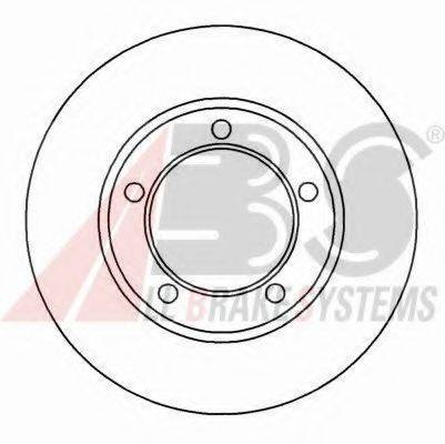 A.B.S. 16135 Тормозной диск