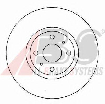 A.B.S. 16153 Тормозной диск