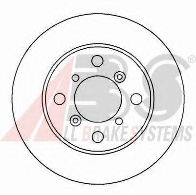 A.B.S. 16625 Тормозной диск