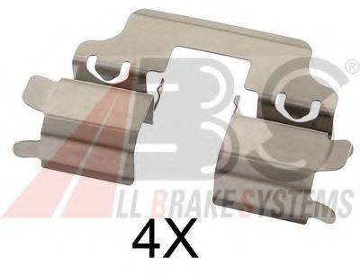 A.B.S. 1750Q Комплектующие, колодки дискового тормоза