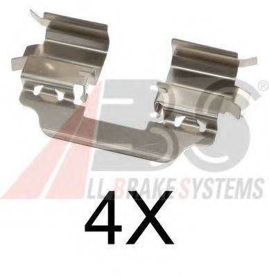 A.B.S. 1770Q Комплектующие, колодки дискового тормоза