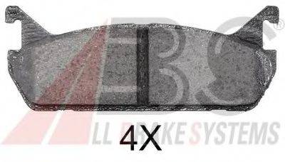 A.B.S. 36723OE Комплект тормозных колодок, дисковый тормоз