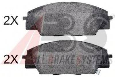 A.B.S. 37174OE Комплект тормозных колодок, дисковый тормоз