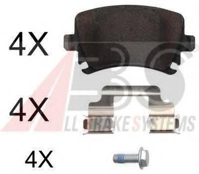 A.B.S. 37862OE Комплект тормозных колодок, дисковый тормоз