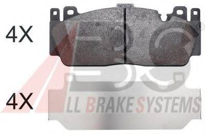 A.B.S. 37994 Комплект тормозных колодок, дисковый тормоз