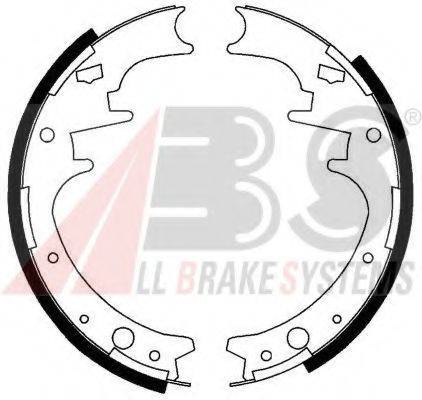 A.B.S. 40445 Комплект тормозных колодок
