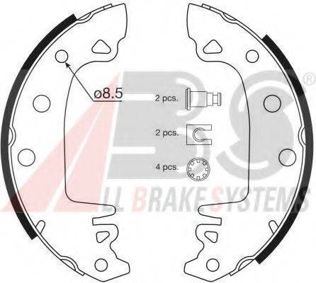 A.B.S. 8111 Комплект тормозных колодок