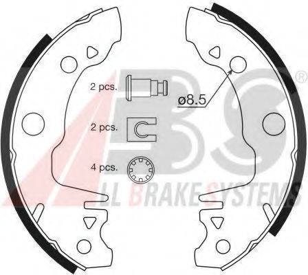 A.B.S. 8118 Комплект тормозных колодок