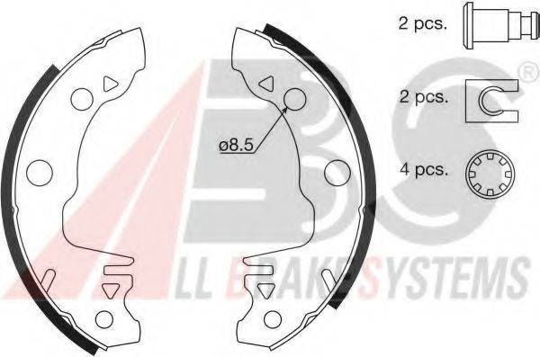 A.B.S. 8304 Комплект тормозных колодок
