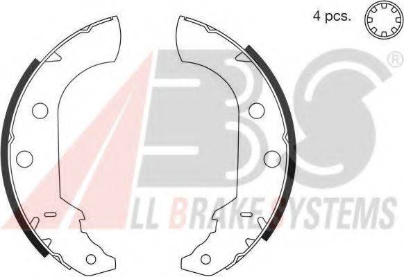 A.B.S. 8321 Комплект тормозных колодок