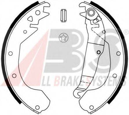 A.B.S. 8807 Комплект тормозных колодок