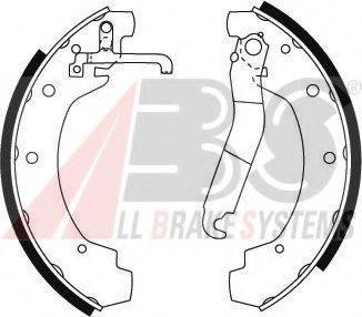 A.B.S. 8811 Комплект тормозных колодок