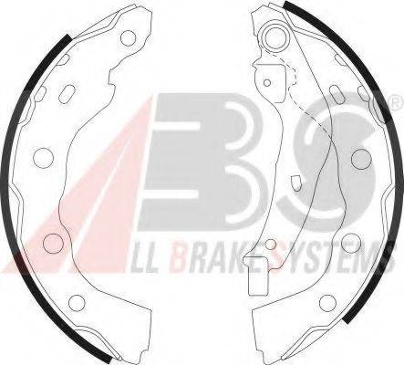 A.B.S. 9063 Комплект тормозных колодок