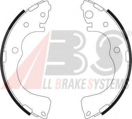 A.B.S. 9081 Комплект тормозных колодок