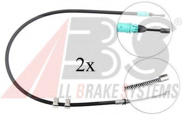 A.B.S. K13776 Трос, стояночная тормозная система
