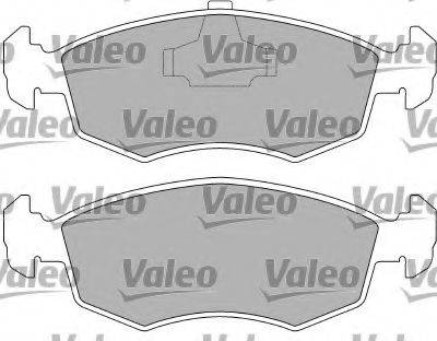 VALEO 597272 Комплект тормозных колодок, дисковый тормоз