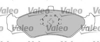 VALEO 597567 Комплект тормозных колодок, дисковый тормоз