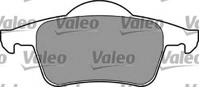VALEO 597321 Комплект тормозных колодок, дисковый тормоз