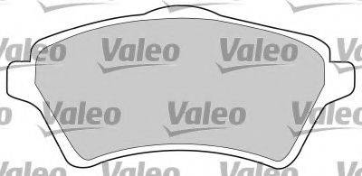 VALEO 597380 Комплект тормозных колодок, дисковый тормоз