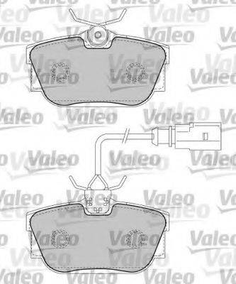 VALEO 597436 Комплект тормозных колодок, дисковый тормоз