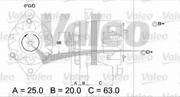 VALEO 436103 Генератор