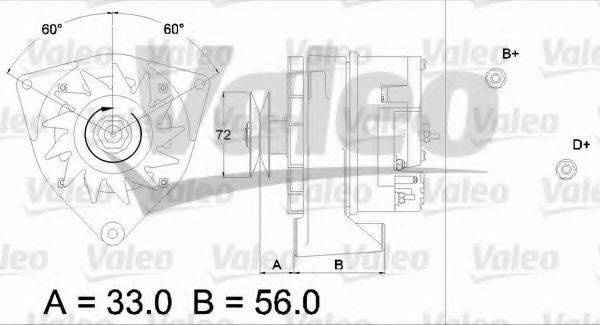 VALEO 436266 Генератор